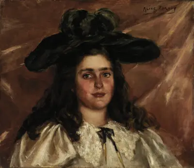 Laura Alice in Big Hat av Alice Pike Barney