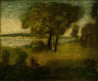 The River av Albert Pinkham Ryder