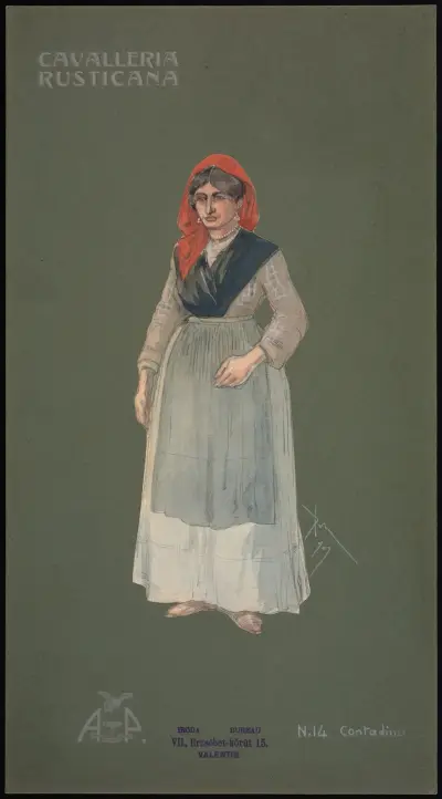 Contadina, 1906 – nr 2 av Pipein Gamba