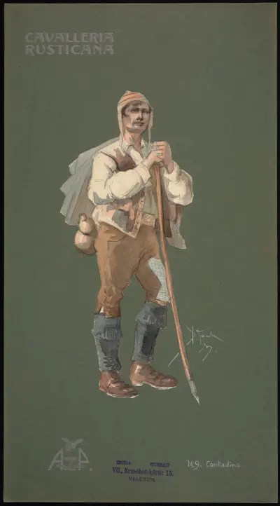 Contadino, 1906 – nr 2 av Pipein Gamba
