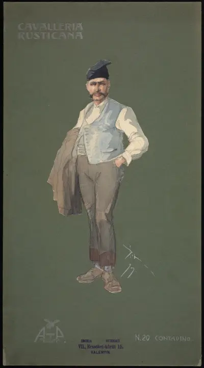 Contadino, 1906 – nr 3 av Pipein Gamba