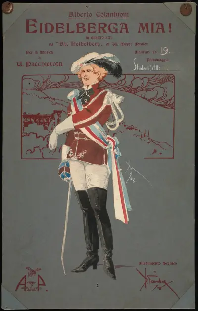Studenti (atto III), 1907 – nr 3 av Pipein Gamba