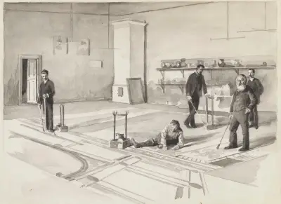 Model room at the Grand Theatre in Warsaw, 1890 – nr 2 av Władysław Podkowiński