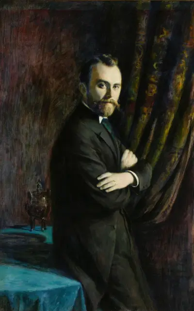 Portrait of Konrad Dynowski av Władysław Podkowiński