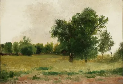View of Saska Kępa av Władysław Podkowiński