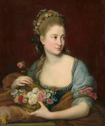 Portrait of a lady as Flora, Pompeo Batoni