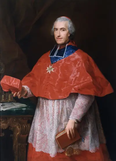 Portrait of Cardinal Jean-François Joseph de Rochechouart, Pompeo Batoni
