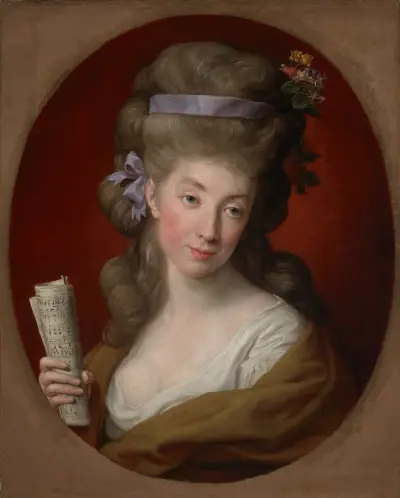 Portrait of Izabela née Lubomirska, Wife of Ignacy Potocki (1755–1783), Pompeo Batoni