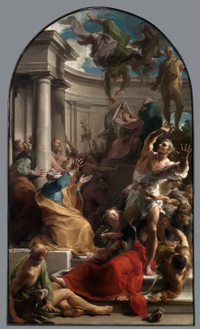 The Fall of Simon Magus av Pompeo Batoni