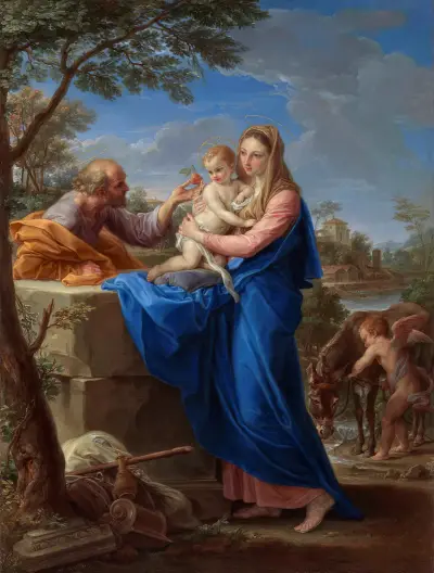 The Rest On The Flight Into Egypt, Pompeo Batoni