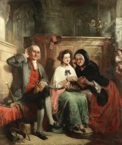 Following the sermon von William Powell Frith