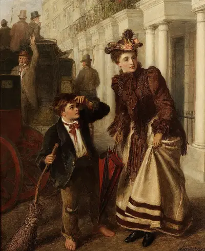 The Crossing Sweeper, 1893 von William Powell Frith