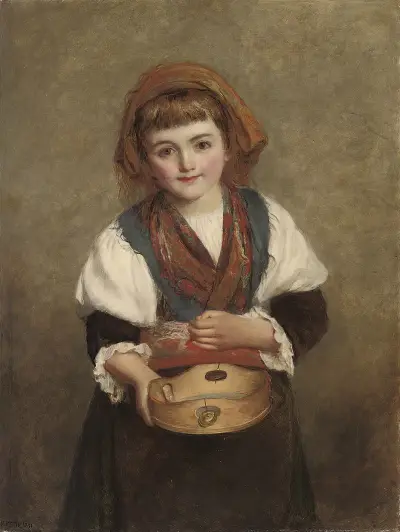 The sweetest little beggar that e’er asked for Alms von William Powell Frith