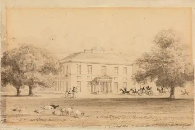Gaunt's House, Wimborne av John Preston Neale