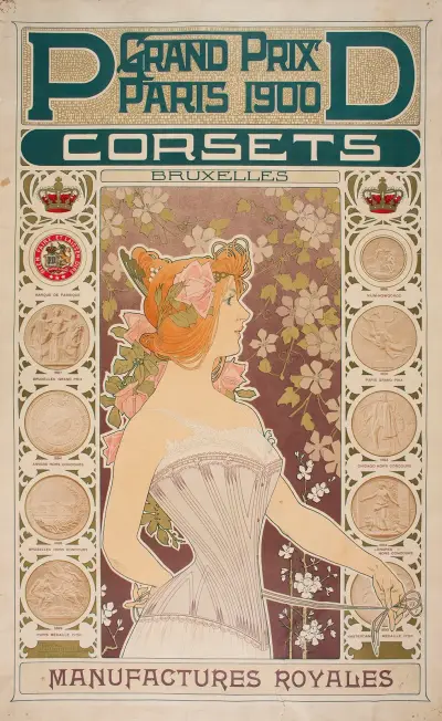 Pd Corsets av Henri Privat-Livemont
