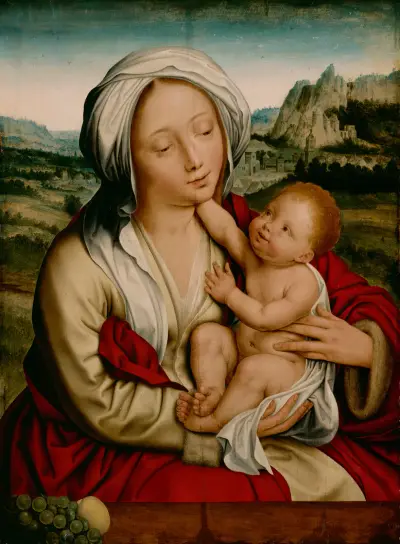 Madonna and Child, 1520, Quentin Massys