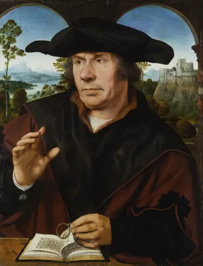 Portrait of a Scholar, Quentin Massys
