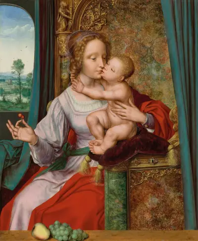 The Madonna of the Cherries, Quentin Massys