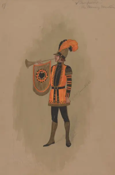 Trumpeters (Burning Mountain), 1912 – Nr. 1 von Will R. Barnes