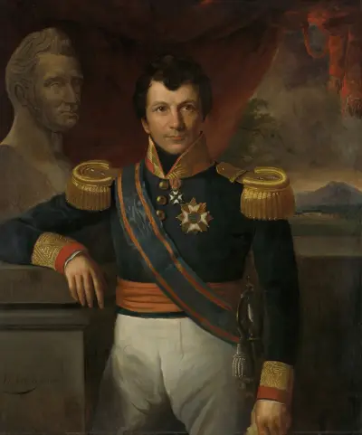 Portret Johannesa, hrabiego van den Bosch, gubernatora generalnego Indii Holenderskich, Raden Saleh