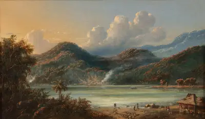 Widok na Talagabodas, Raden Saleh