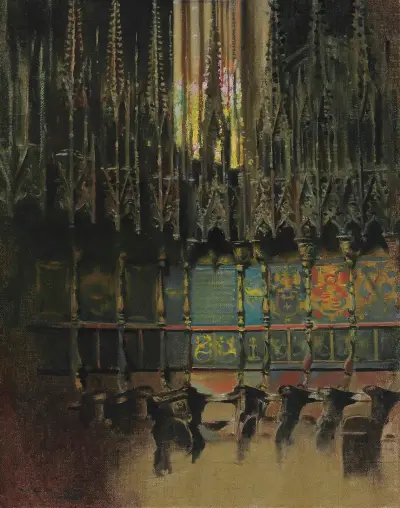 Cathedral Interior von Ramón Casas