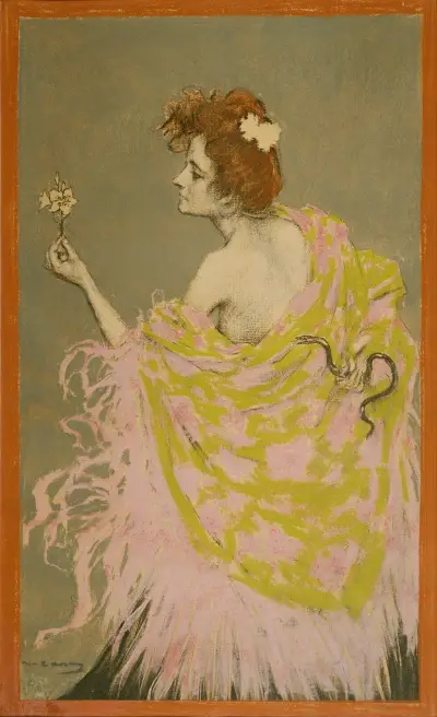 Original design for the poster ‘Sífilis’ von Ramón Casas
