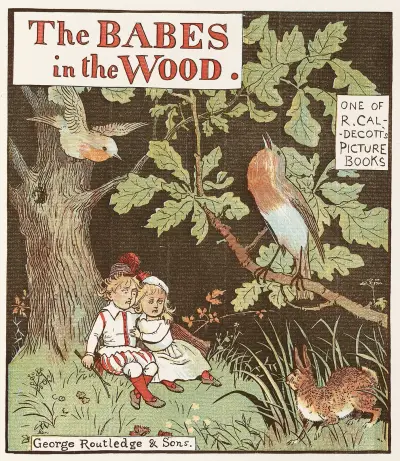 The Babes in the Wood Pl 01 von Randolph Caldecott