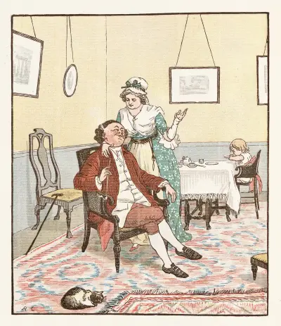 The Diverting History of John Gilpin pl2 von Randolph Caldecott