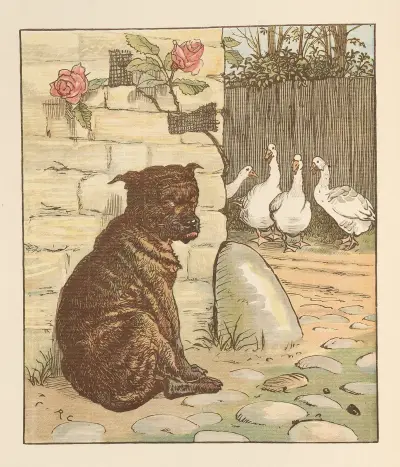 The House that Jack Built Pl.5 von Randolph Caldecott