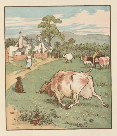 The House that Jack Built Pl.6 von Randolph Caldecott