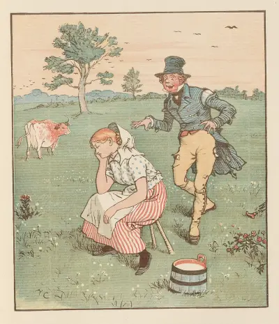 The House that Jack Built Pl.7 von Randolph Caldecott