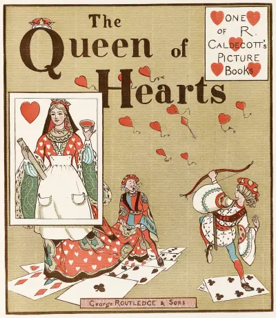 The Queen of Hearts Pl 1 von Randolph Caldecott