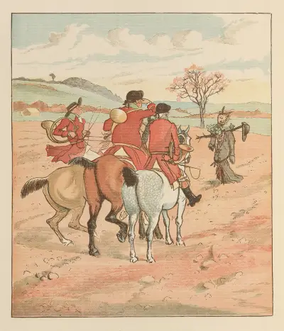 The Three Jovial Huntsmen Pl.3 von Randolph Caldecott