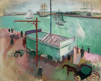 Der Hafen von Le Havre von Raoul Dufy