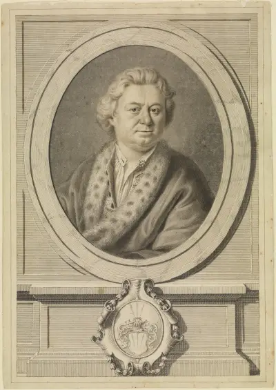Bildnis eines älteren Herrn (Vorlage für einen Kupferstich), Anton Raphael Mengs