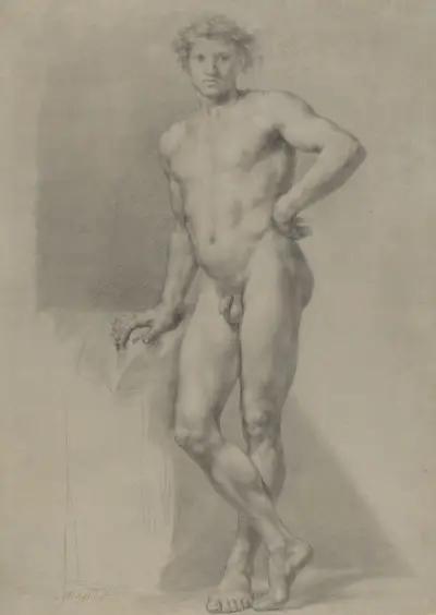 Male Nude Study – Nr. 1, Anton Raphael Mengs