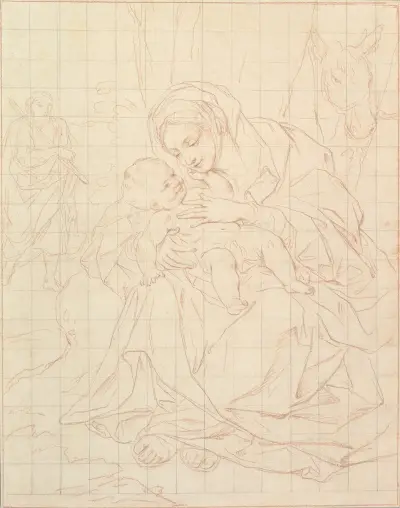 Rest on the Flight into Egypt, Anton Raphael Mengs