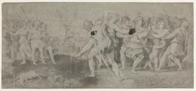 Sabinerindernes rov av Raphael