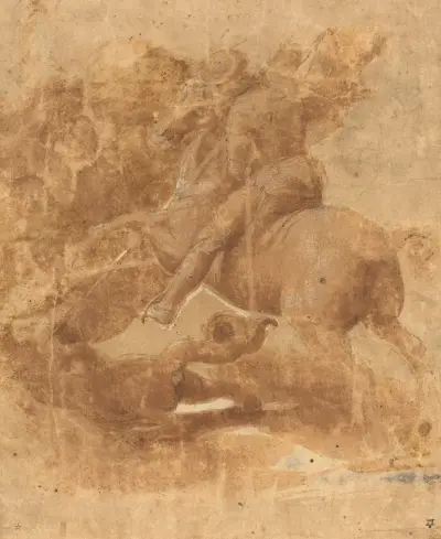Der heilige Georg und der Drache – Nr. 1 von Raphael