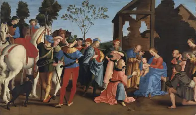 The Adoration of the Kings av Raphael