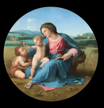 The Alba Madonna av Raphael