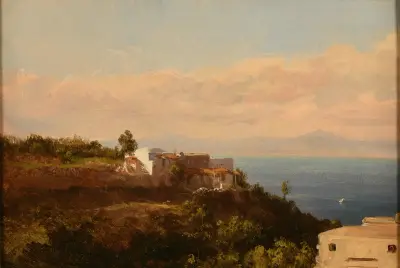 Paysage d’Italie av Jacques-Raymond Brascassat