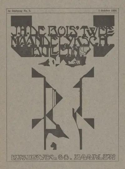 Sitzende Frau (auf der letzten Seite von J.H. de Bois’ Tweemaandelijksch Bulletin) von Reijer Stolk