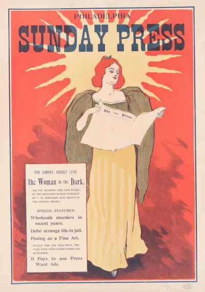 For Sunday, August 11th, ‘The woman in the dark.’ av George Reiter Brill