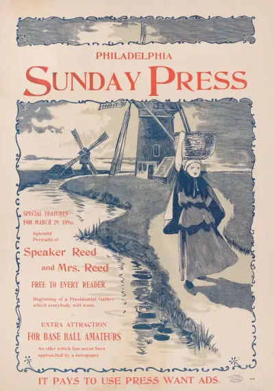 Special features for Sunday, March 29th, 1896. av George Reiter Brill