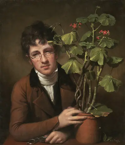 Rubens Peale with a Geranium, Rembrandt Peale