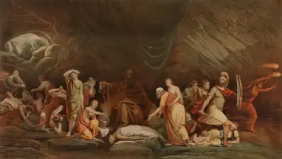 The Court Of Death av Rembrandt Peale