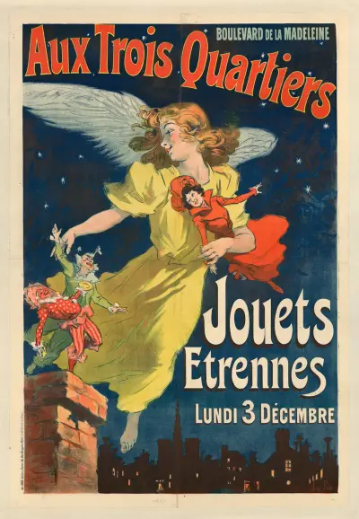 Aux Trois Quartiers. Jouets – étrennes von René Péan