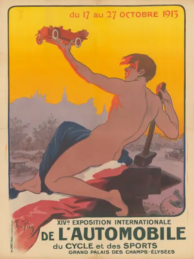 17.–27. Oktober 1913. XIV. Internationale Ausstellung für Automobile, Fahrräder und Sport von René Péan